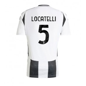 Juventus Manuel Locatelli #5 Hjemmebanetrøje 2024-25 Kort ærmer